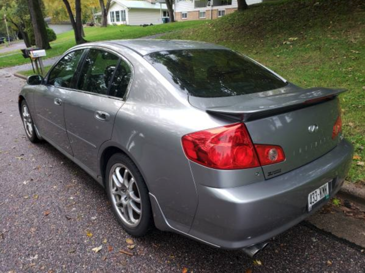 2006 Infiniti G35 Sedan Manual Transmission - Seat Time Cars