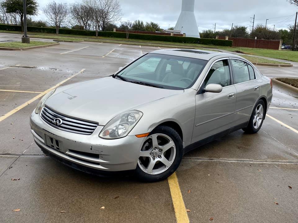 2003 Infiniti G35 Sedan Manual Transmission For Sale - 1 Owner! - Seat