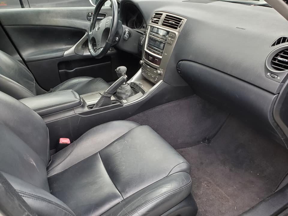2007 Lexus IS 250 Manual Transmission For Sale Seat Time